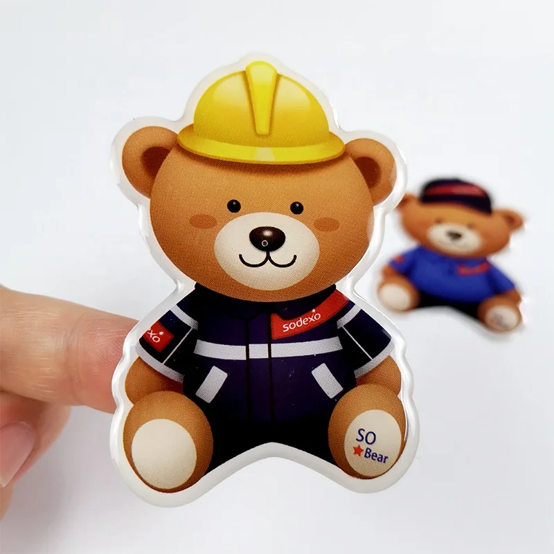 Waterproof Strong Adhesive Clear Doming Resin Sticker 3d Dome Label Logo Epoxy Round Raised Printing Crystal Epoxy Resin Sticker