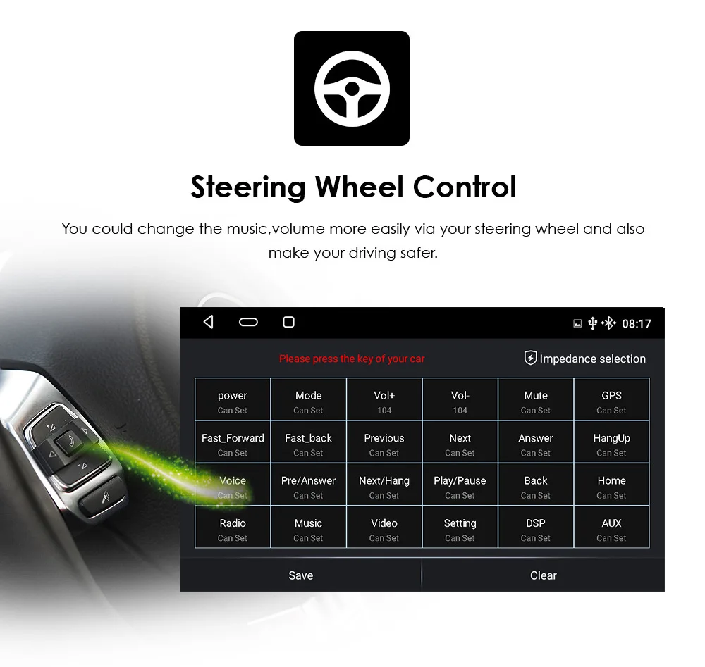 General Motors Navigation Car Entertainment System Android 10.0 Quad Core 1/2G+32G Radio 4G Network Car DVD Player