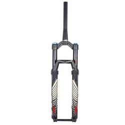 27,5 дюймовая воздушная вилка через ось, 34 трубки, подвеска, 26 дюймов, вилка для горного велосипеда, 29 дюймов, Велосипедная вилка