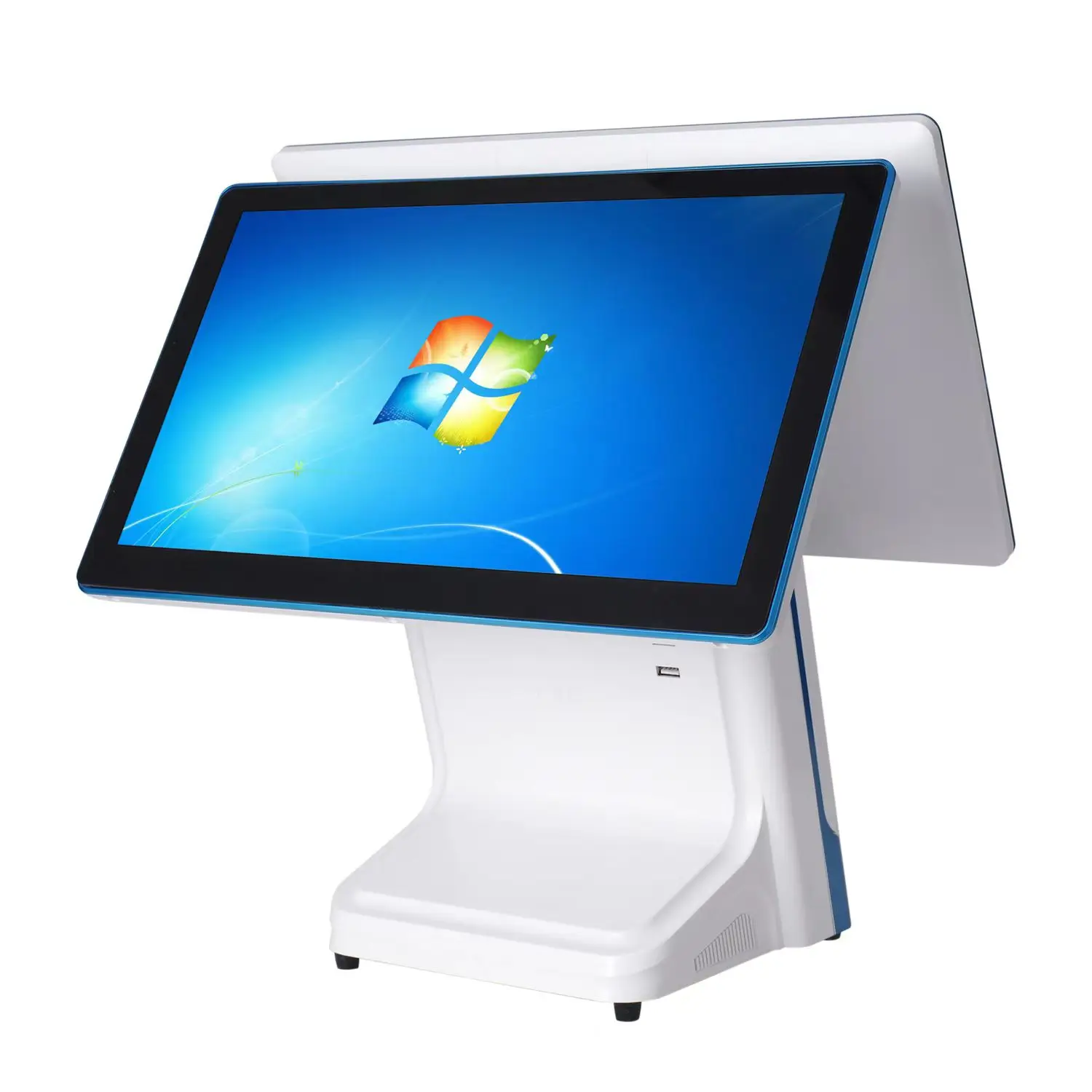 MJPOSC9 все в одном сенсорный экран pos-система двойной pos-машина черный или белый и т. д. опционально