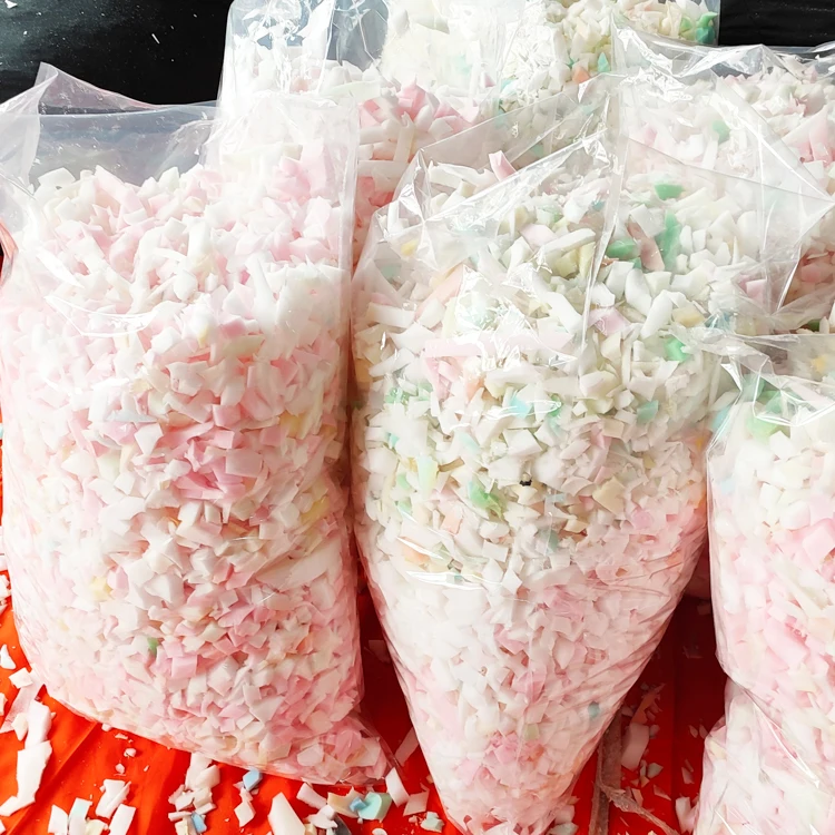 Shreded memory foam bean bag filling foam for sofa pillow