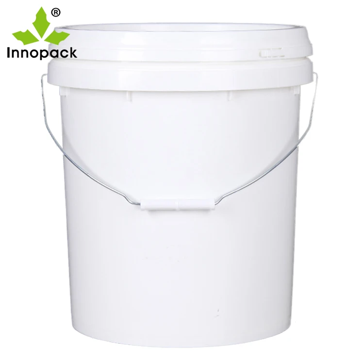 Supply food grade 18lt Plastic Pails 18L Plastic Bucket With Lid and  Spout Covers For Packing Food For Paint