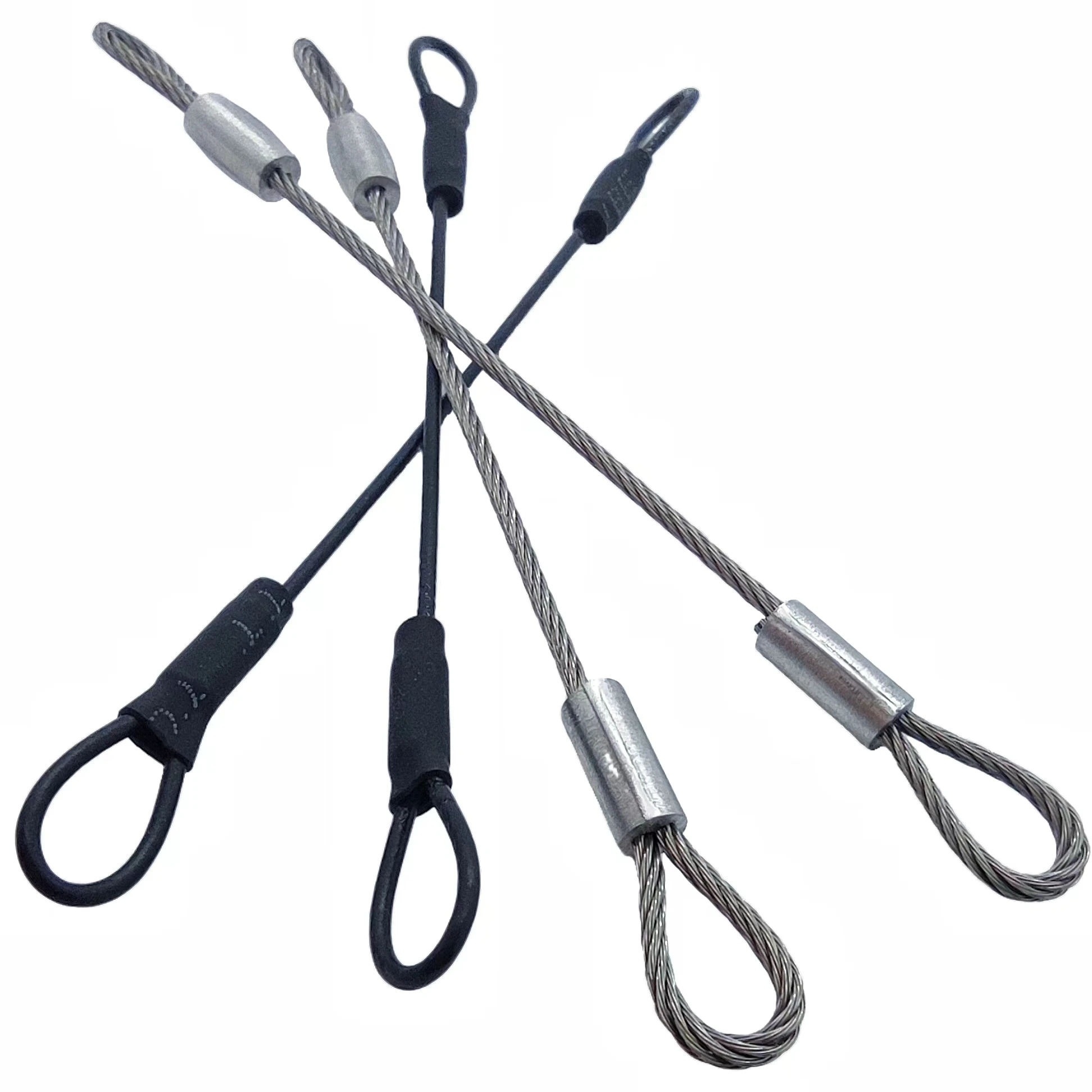 Оптовая цена с нейлоновым покрытием из нержавеющей стали кабель виниловым проволочный канат в сборе