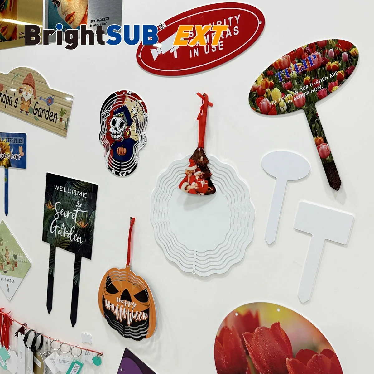 BEAUTYSUB Longstar HD Sublimation aluminum Ornament white heat transfer photo printable metal coating blanks Cut by CNC router