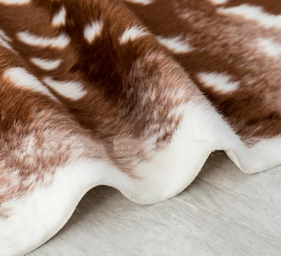 2020 Winter  Animal shaped carpet   sika deer  carpet  Floor Rugs