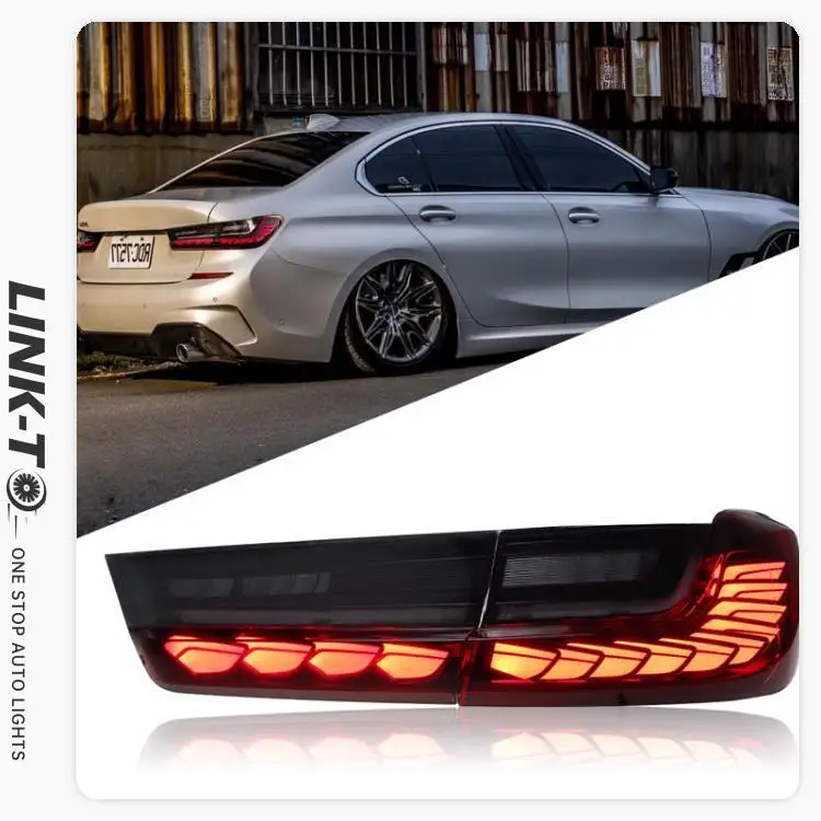 LINK-TO HCmotion Factory 3 Series Rear Lamps Sedan M340i 330e 330i M 325Li G20 G28 2019 2020 2021 OLED Taillights For BMW G80 M3