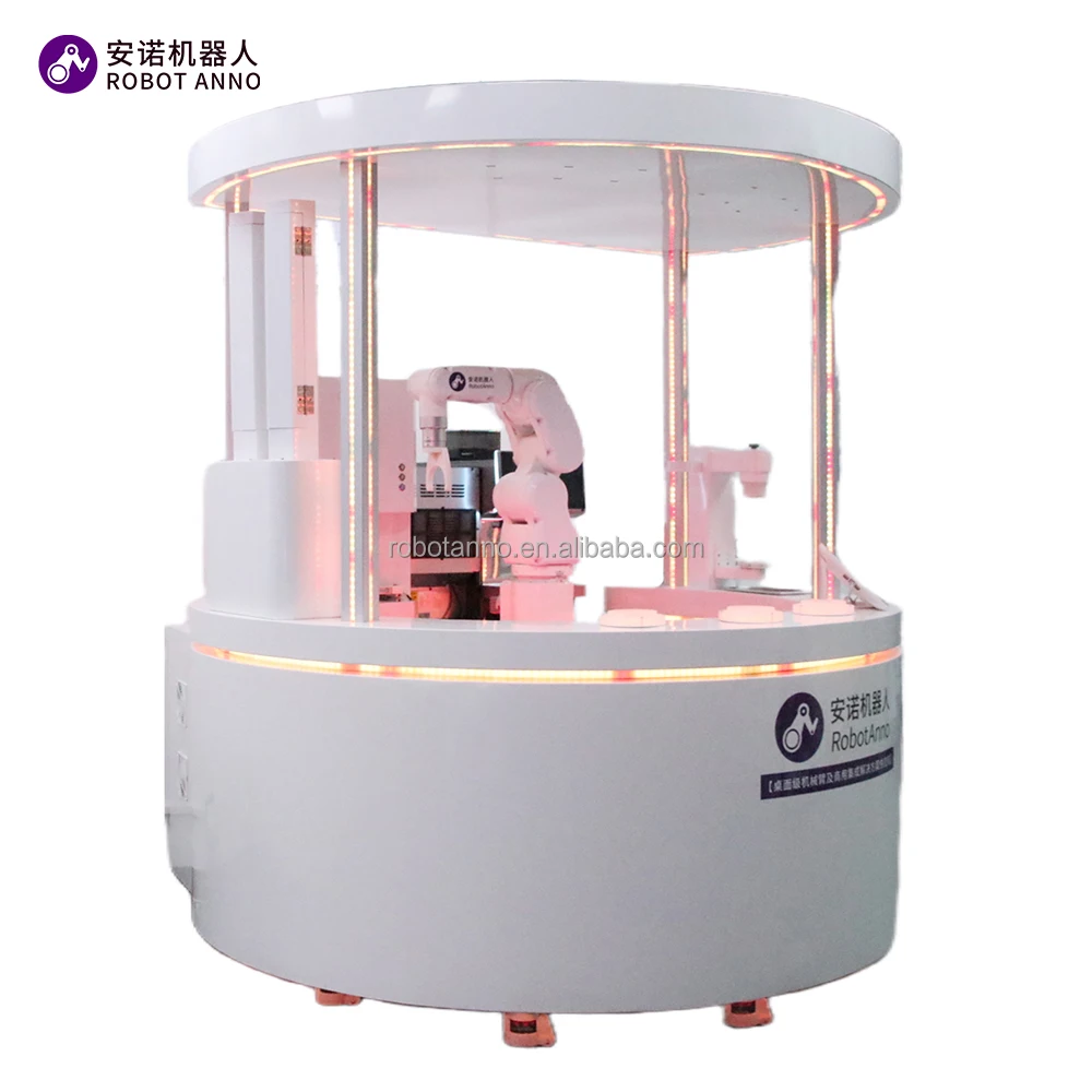 6 Axis Robot Coffee Vending Machine for Business