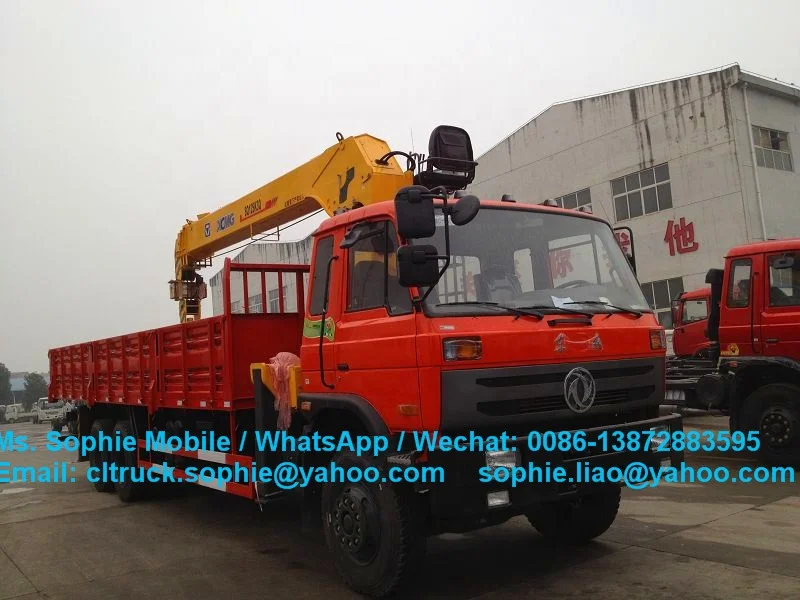 Китайский грузовик Dongfeng 4x2 с захватом кирпича