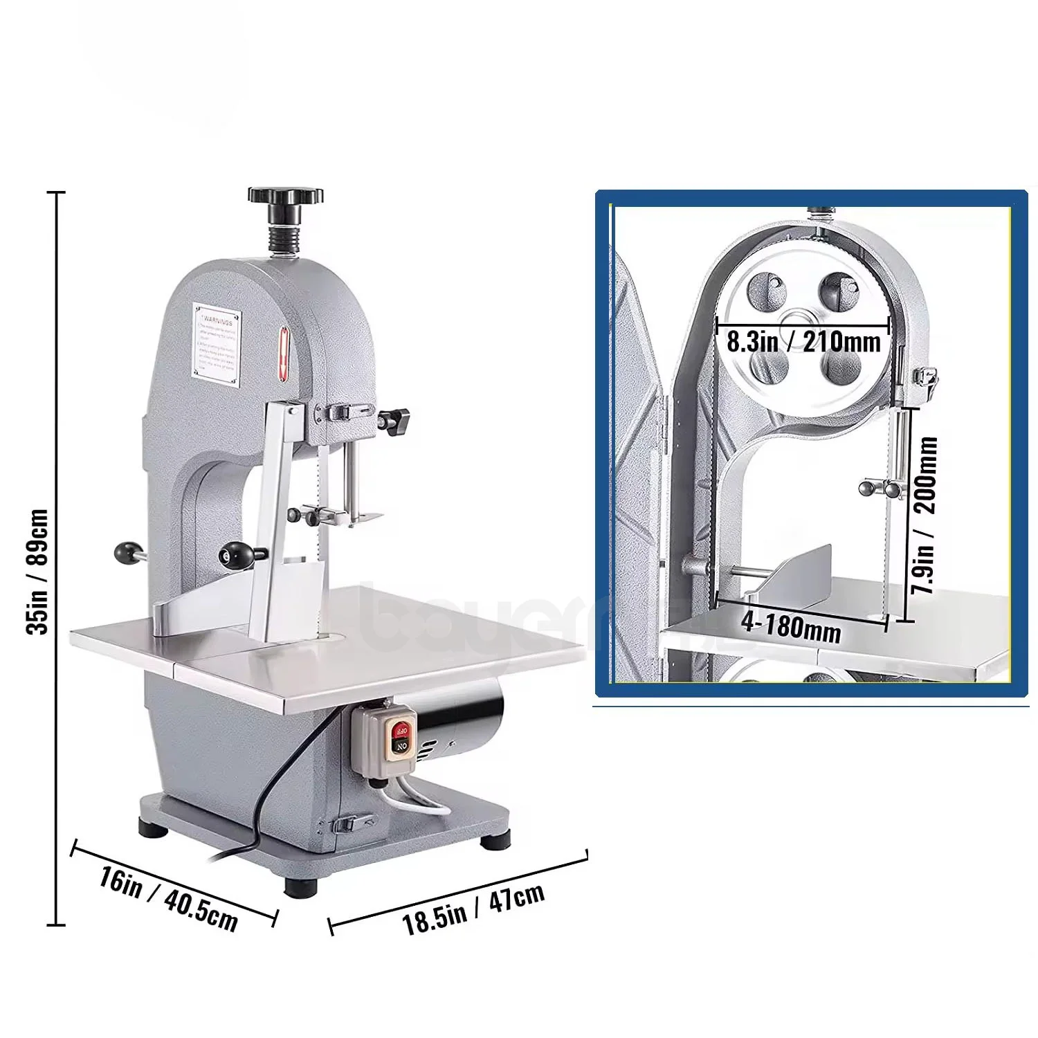 Frozen Meat Cube Fish Chicken Bone Saw Machine Butchers Beef Bone Cutter Bone And Meat Cutting Machine
