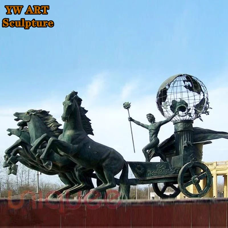 Customize Abstract Life Size Bronze Pegasus Statue Flying Horse Sculpture