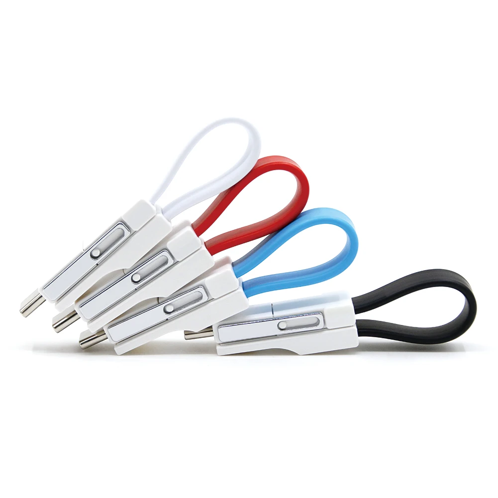 Factory Patented Product Phone USB Charger CE ROHS Approved Promotional Gift 3 in 1 Magnetic Charging Cable Keychain