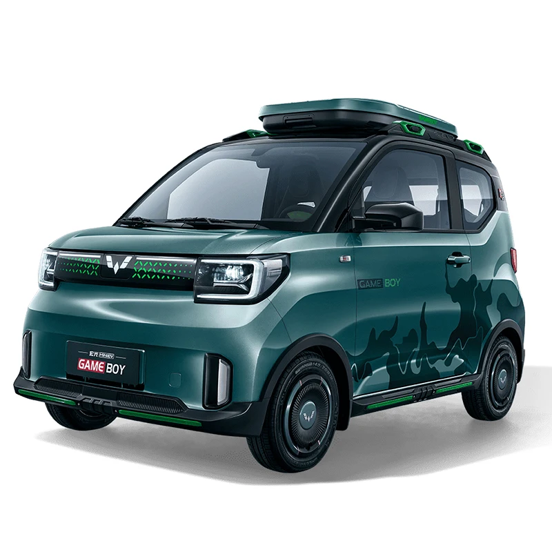 Мини-Электромобиль четырехколесный wuling hongguang miniev gameboy 200 км маленький седан Подержанный автомобиль