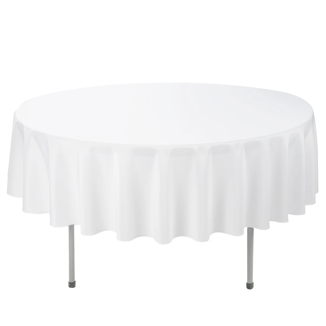 Wholesale 120Inch high quality 100% polyester round tablecloths decoration banquet wedding table cloths