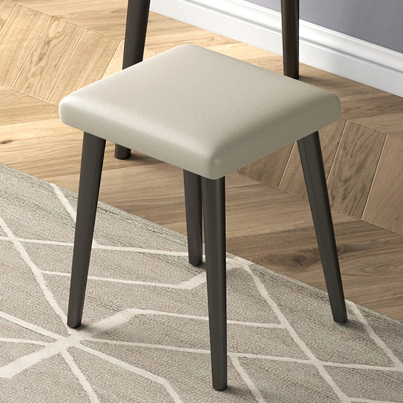 Modern Adult Nordic Bedroom Solid Wood Makeup Desk Vanity Table Small Mirror Dresser Dressing Table For Girls