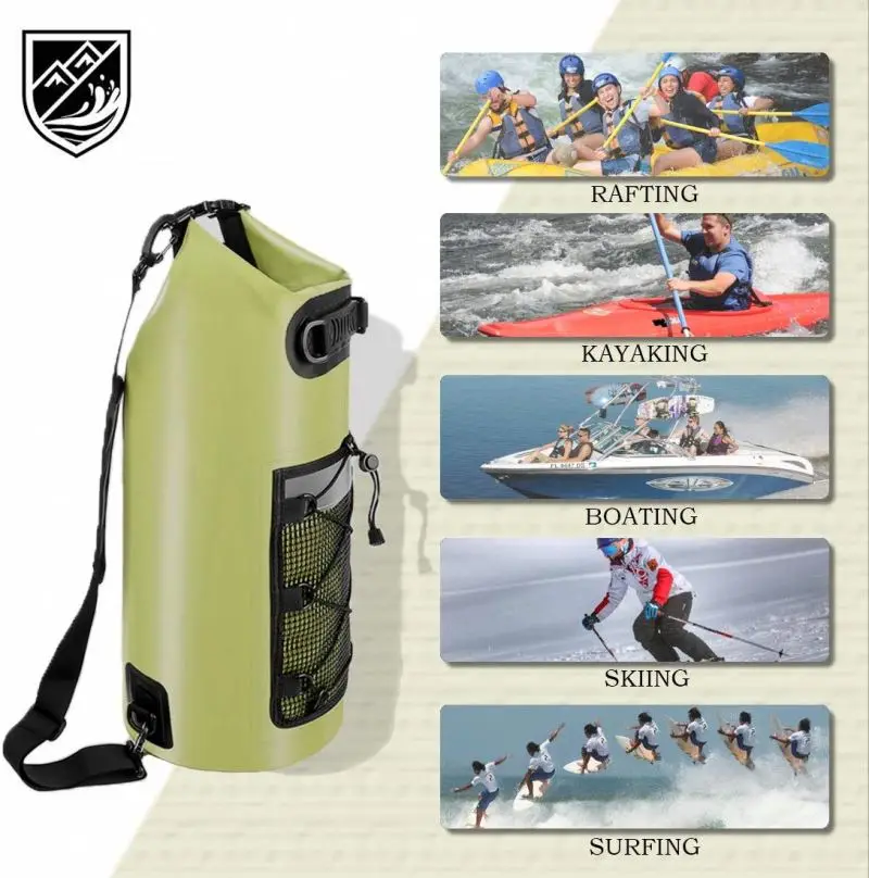 Lightweight 10 L Capacity Transparent Swimming Storage Waterproof Beach Dry Bag waterproof bags dry bag outdoor