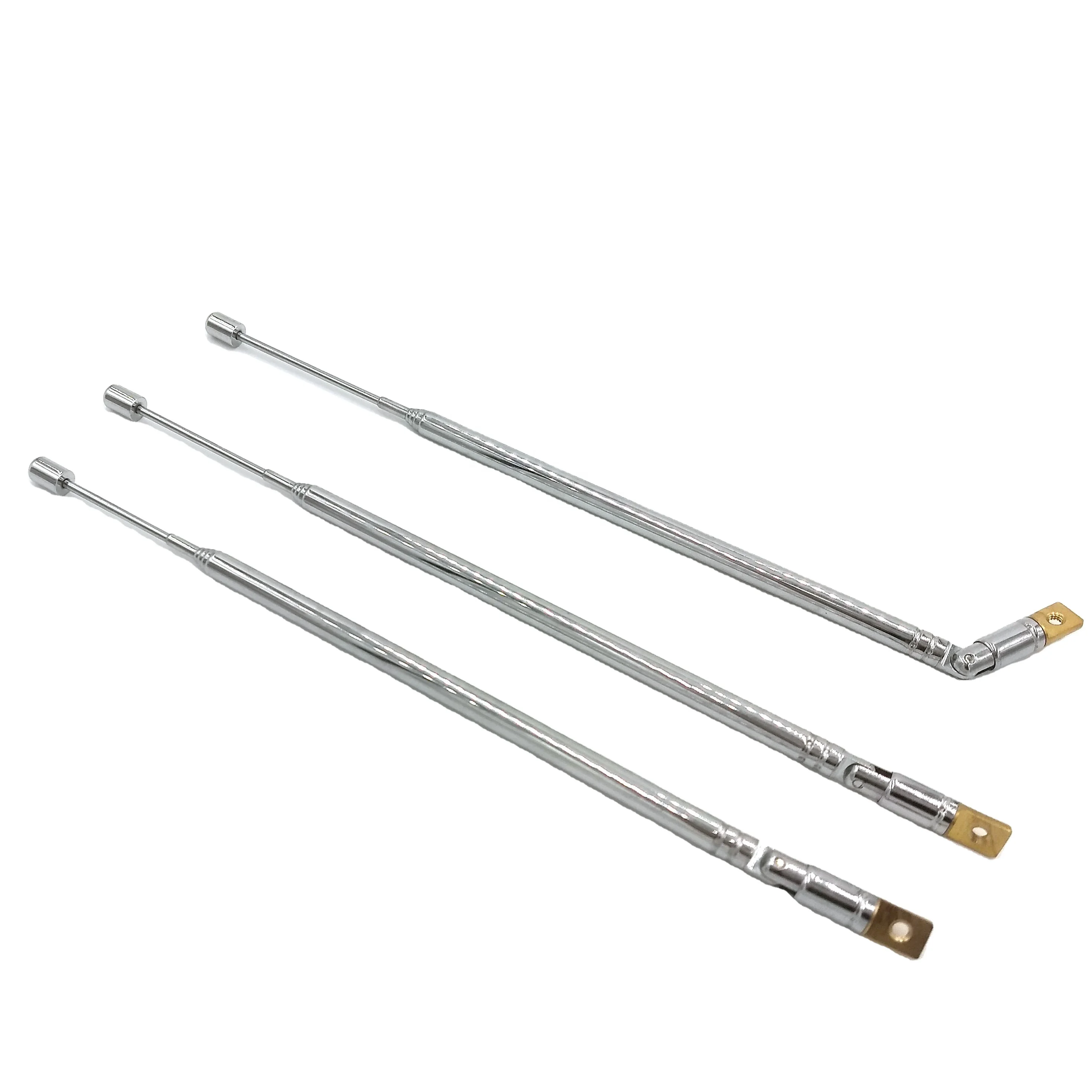 
OEM portable stainless steel telescopic rod car tv antenna for radio 