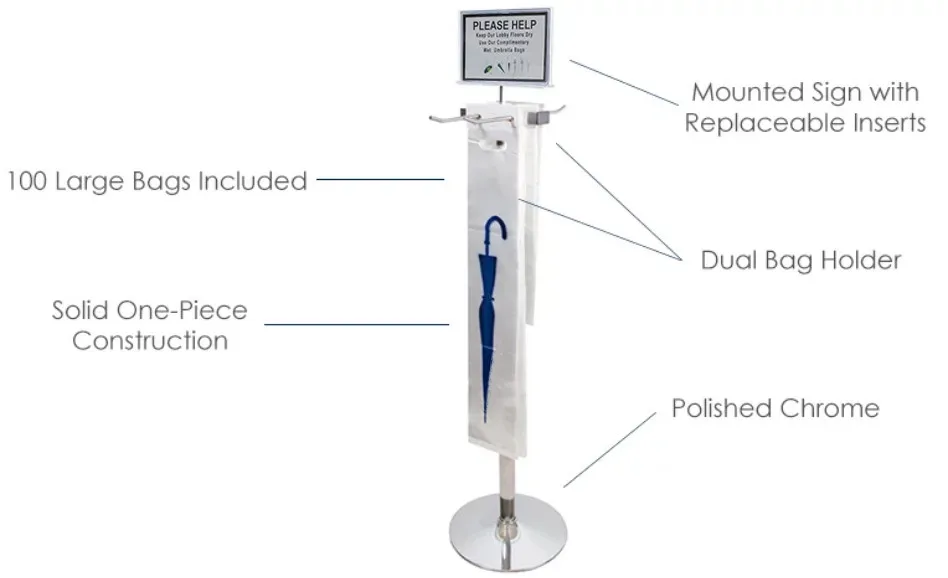 small business ideas China patent right seeking sales agent wet umbrella bag stand