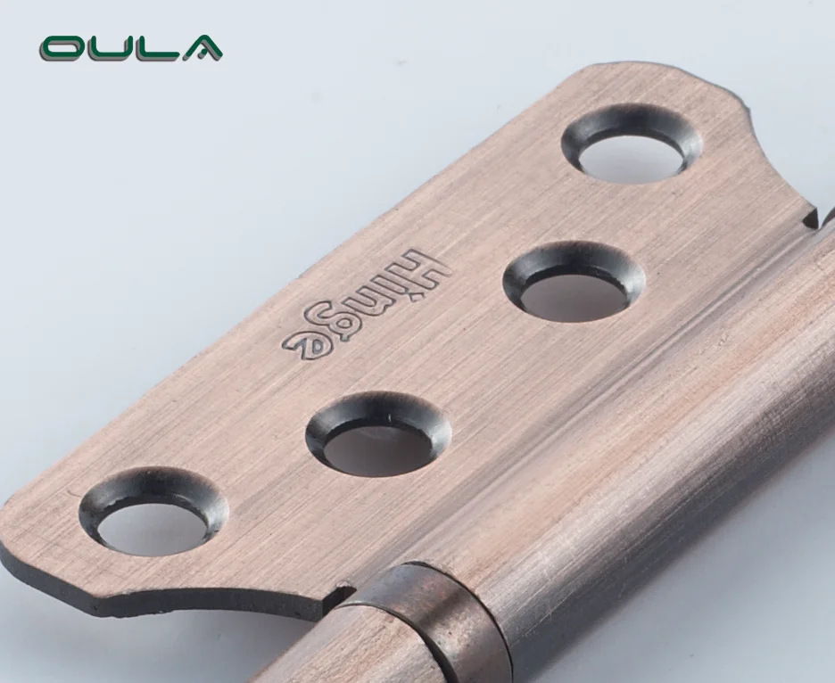 4 Inch iIron  2 Ball Bearing Flush Door Butterfly Hinge high qullity metal furniture pivot durable hinges