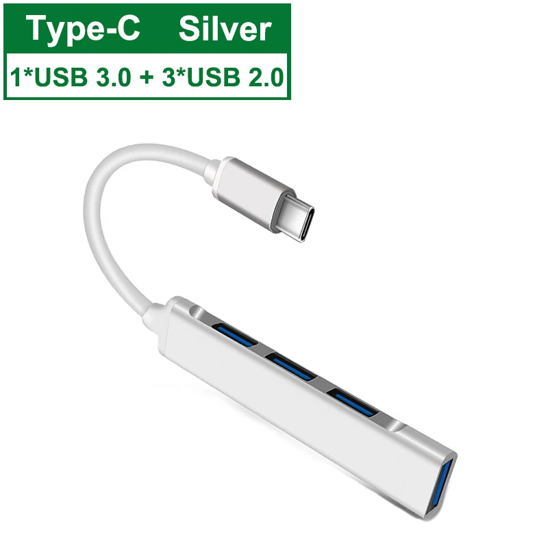 High Speed Type C Adapter Computer Extender Type-C USB Hub HDTV+USB2.0+USB3.0+USB-C for Laptop Tablet Mobile Phone