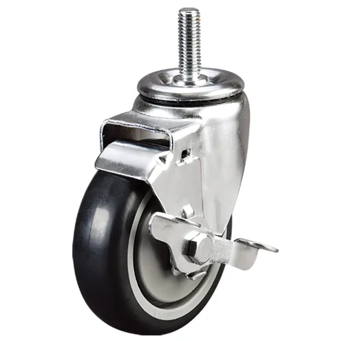 4inch thermoplastic rubber swivel caster wheel 120Kg capacity