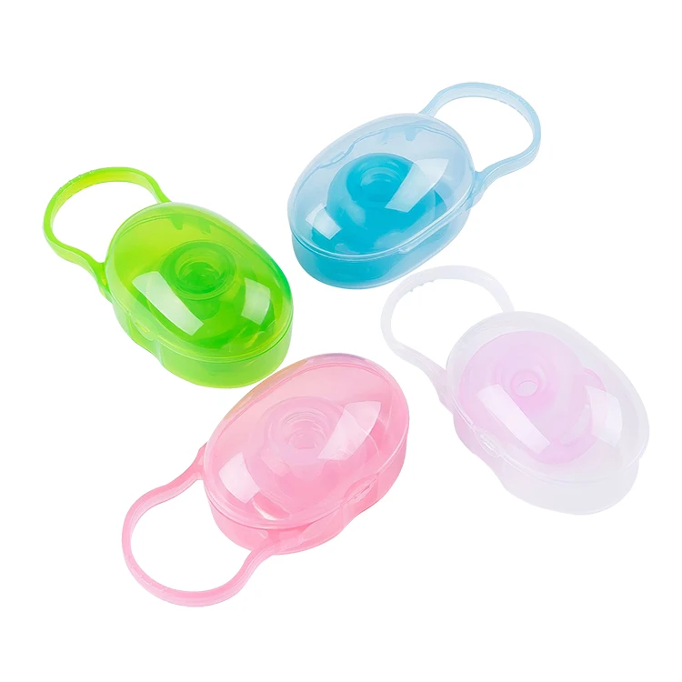 Food Grade Retractable Dummy Pacifiers Baby Pacifier Silicone nipple soother for infant with case box