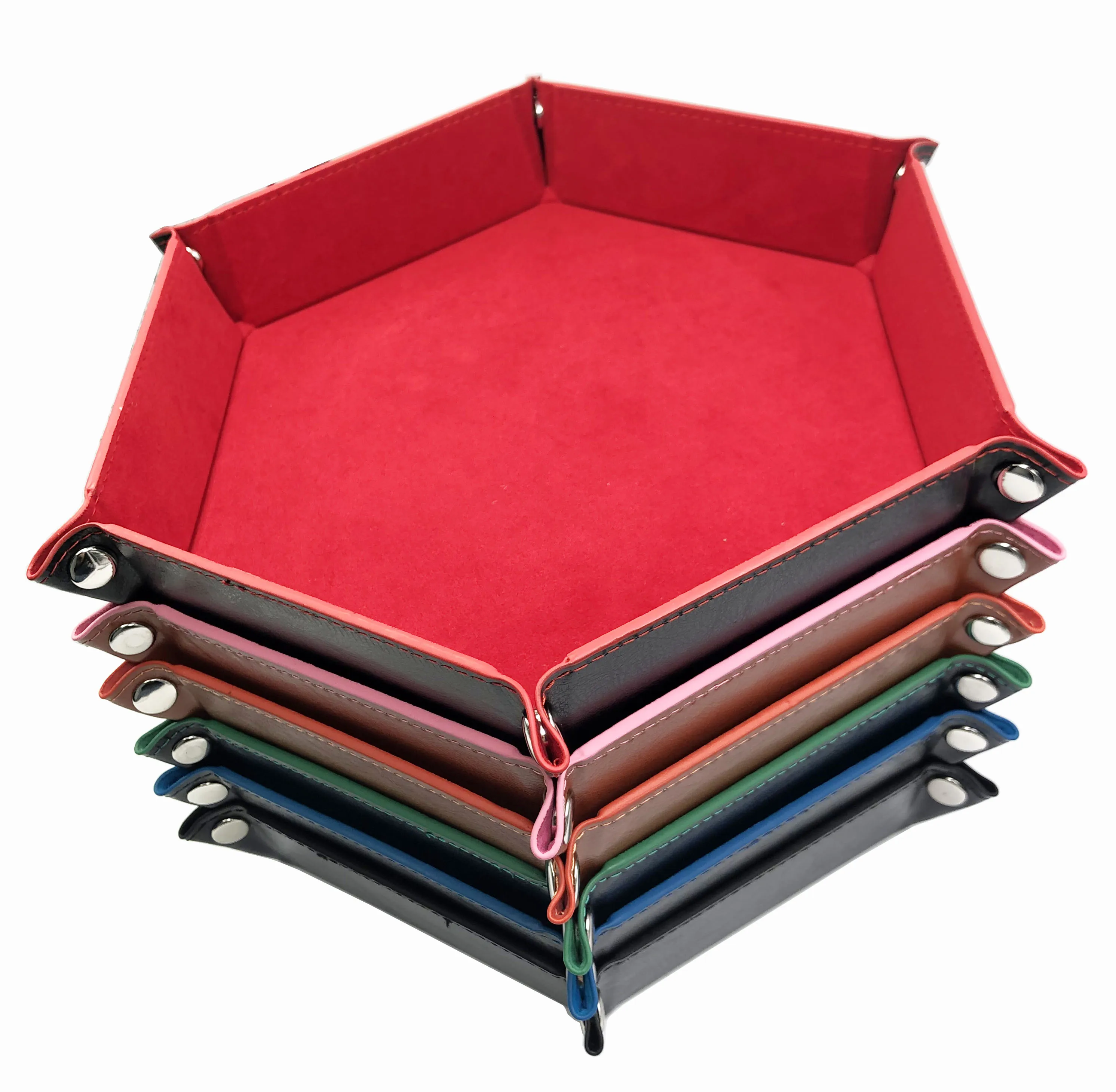 
Dice Tray Metal Dice Leather Box For Board Games 