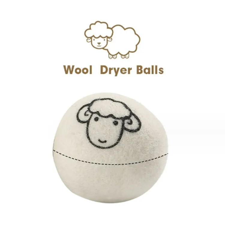 Wool drying ball for laundry 100% organic wool environmental protection ball wool drying ball