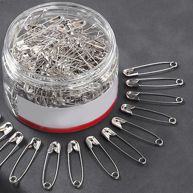 Factory custom Diy Sewing Tools Accessory Gold Safety Pins Stainless Steel Needles Silver Safety Pin