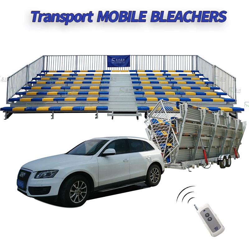 Removable aluminum alloy bleachers sports platform portable grandstand for rent