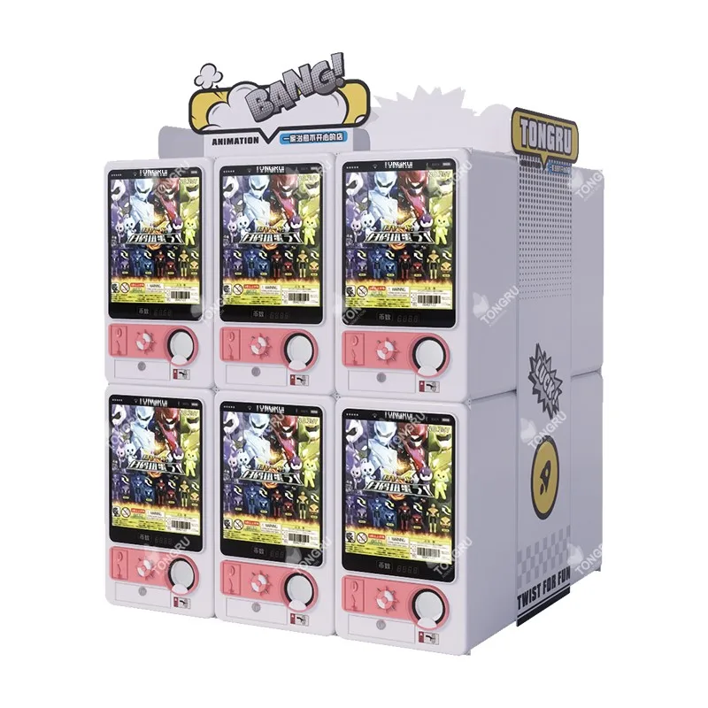 OEM ODM gacha машина для изготовления жетонов Заводская кукольная аркадная игрушка игровой автомат с CE