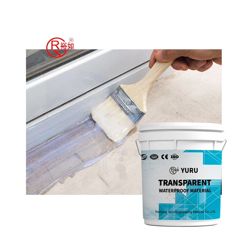 Yu Ru Waterproofing Materials Fast Drying Transparent Waterproof Adhesive Waterproof Glue