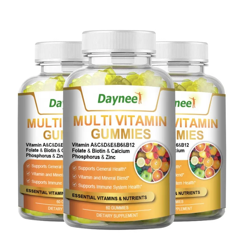 Health food Multivitamin Gummies Bear Vitamin C A D E B6 B12 zn Multi Vitamin Gummies