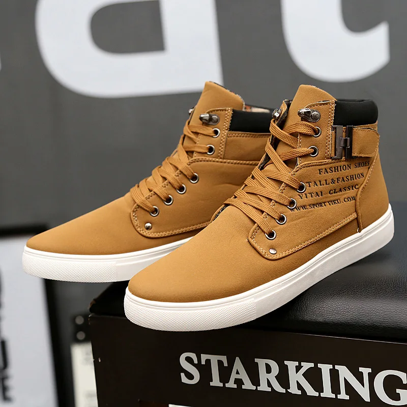 Massage Skateboarding Shoe Comfortable Canvas Trendy Shoes Height Increase Shoe sneakers for men