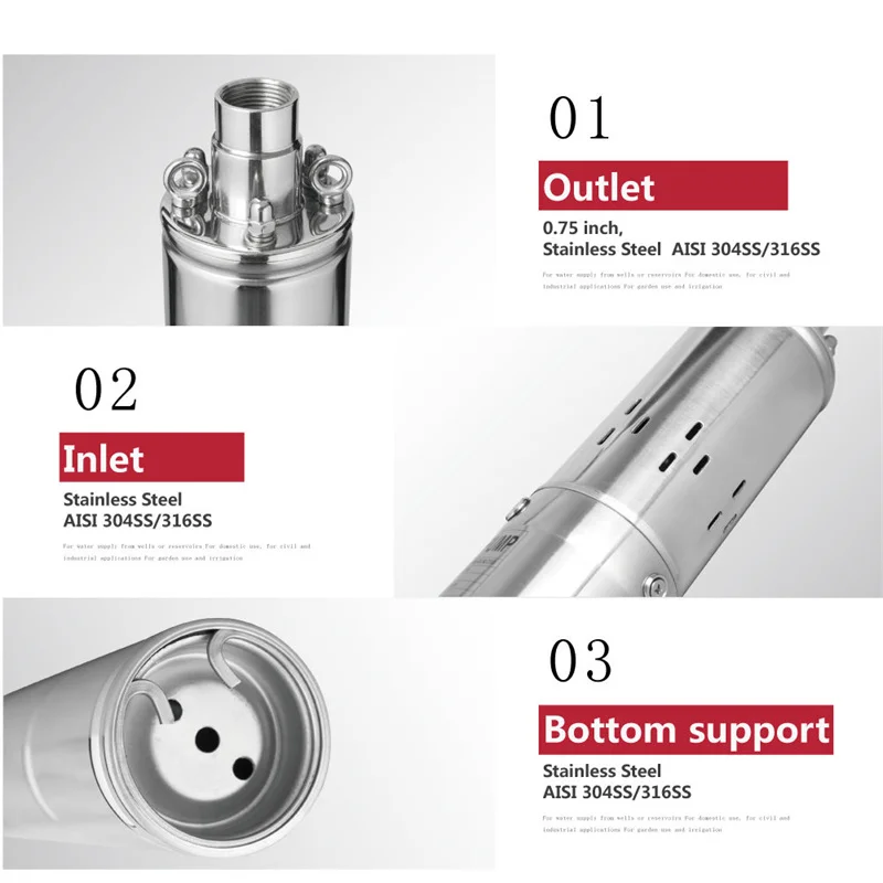 Pompa Da Pozzo Solare Air Tenaga Surya China Best Automatic 12V Solar Energy Submerged Water Pump For Agricultural Agriculture