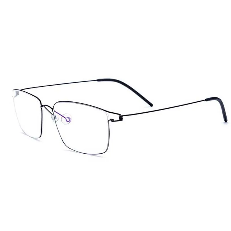 New Fashion Brand Designer Myopia Screwless Eyewear Titanium Alloy Optical Glasses Frames Men Women Prescription Eyeglasses Spec