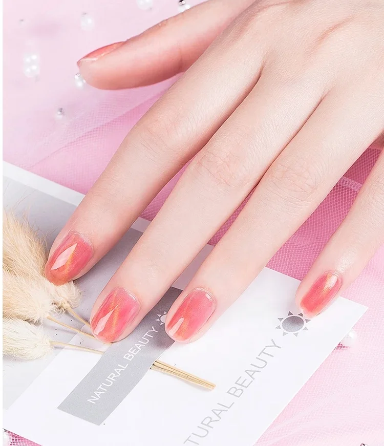 Довольно эффект бобовый песок цвет soak off nude pink серии УФ LED гель лак для ногтей с 15 мл бутылки