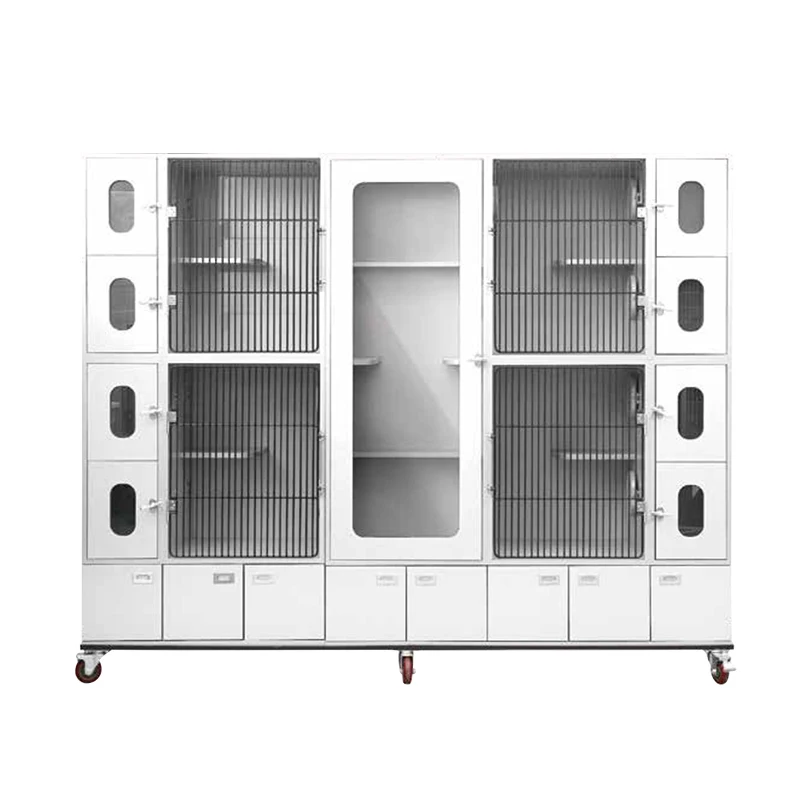 701 Veterinary Pet cages 3 Layer Cat Cage Cat Condo