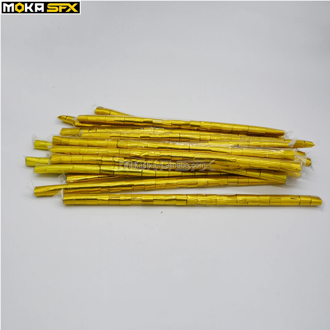 Metallic Streamer Gold Color for MOKA SFX Confetti Streamer Launcher Machine Wedding Party Celebration
