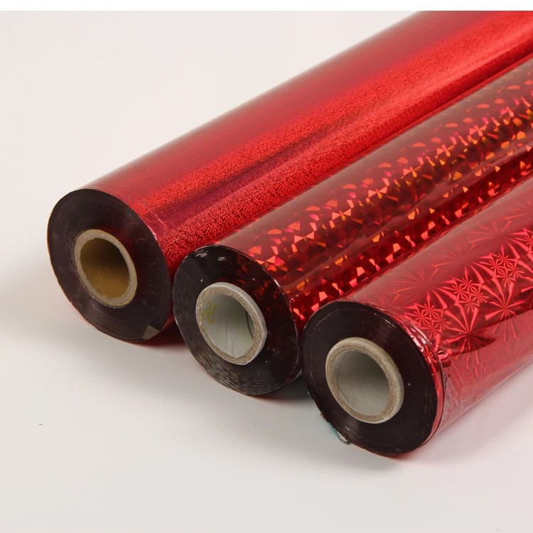 Gold Holographic Foil Multi Color Laser Cold Stamping Foil Rolls for Paper/ Plastic/ Leather