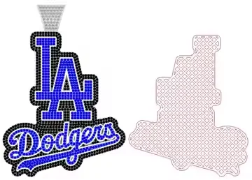 Custom Soccer Team Fans Pendant Necklace Dallas, SF49ers, SD Sports necklace series