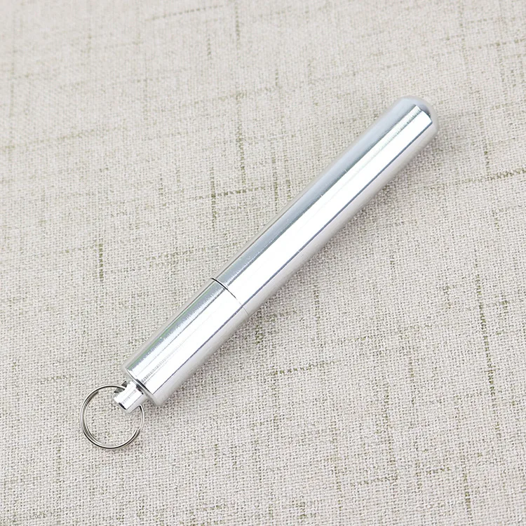 14*121 mm customized logo print Waterproof  Aluminium alloy  metal cigarette container