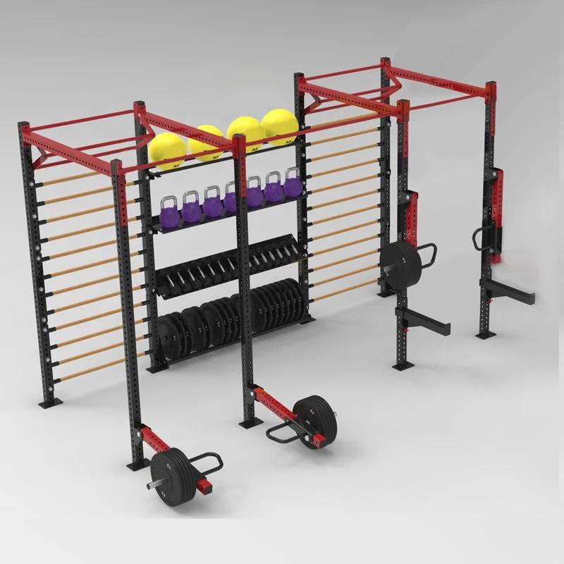 Factory Direct Free Standing Gym Rigs Unisex Workout Equipment Commercial Multi Function Gym Power Rack Cross Training Fit Rig