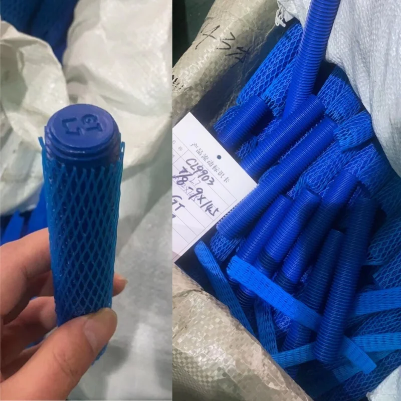 ASME B18.2.1 ASTM A193 B7 B7m A320 L7 L7m Blue Color PTFE Xylan coated Double End Stud Bolt Nut