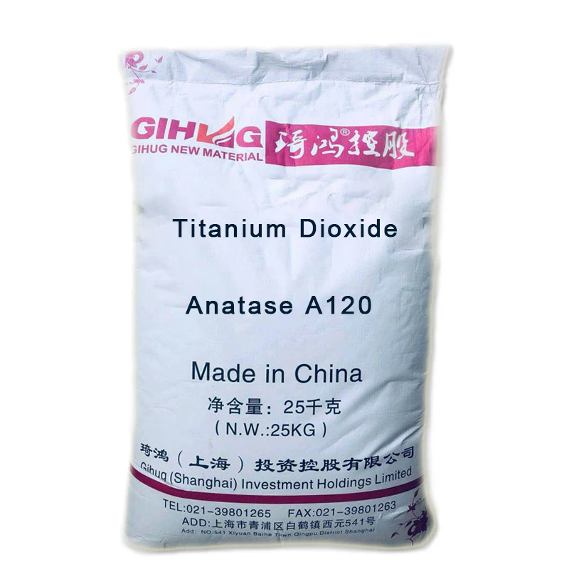 Низкая цена, диоксид титана, Анатаз TiO2 A120, пищевой пигмент