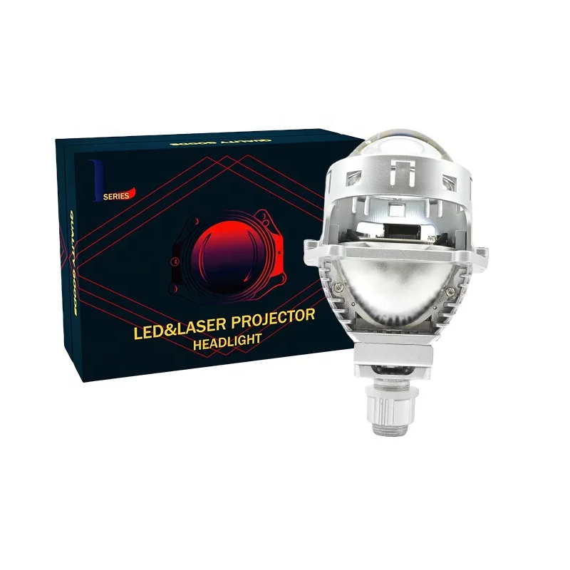 IDISON T1ZW 3 inches 6000lm 6500k 75W Bi Led Laser Headlight Universal Bi-LED Projector Lens for Car