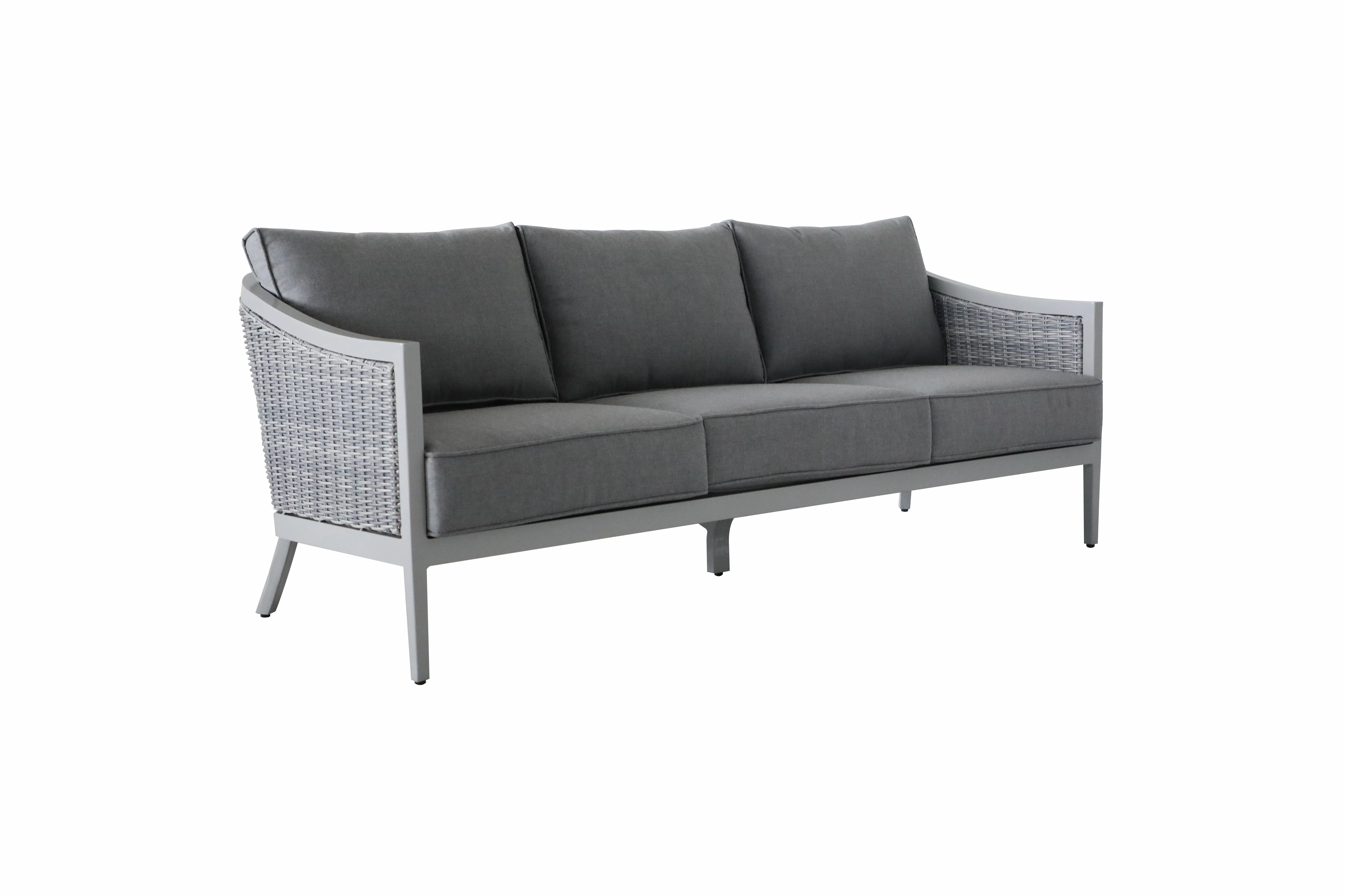 
Traditional 5 piece wicker rattan garden sofa seating outdoor furniture 