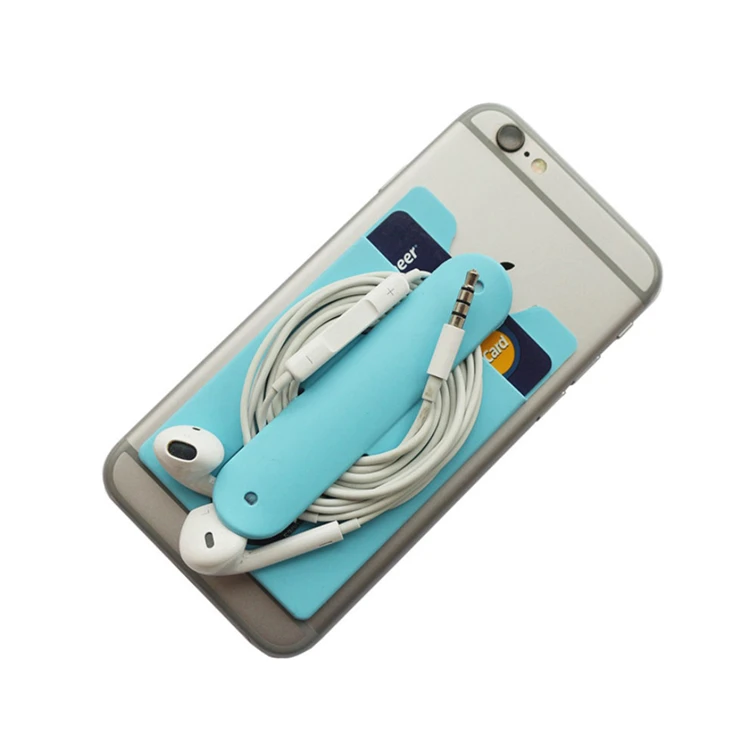 Trending Phone Holder Back Sticker Wallet Card Holder Phone Accessories Custom Logo Silicone MobilePhone Card Holder Stand