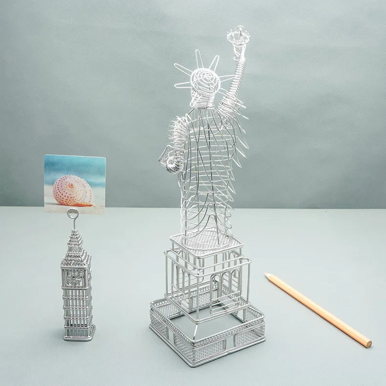 Metal Craft Sign For USA Statue Of Liberty Building Home Decoration Art Souvenir