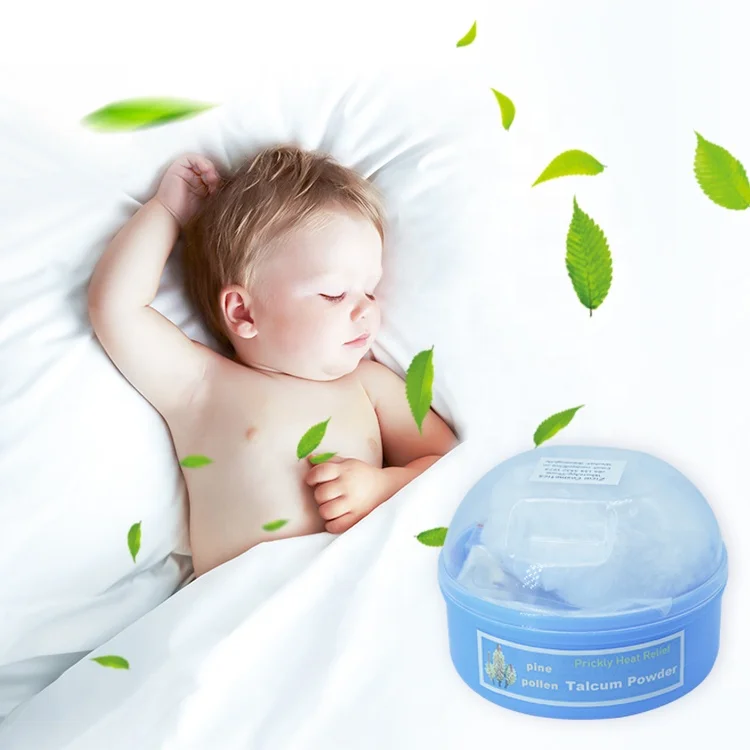 Keep dry Moisture wicking Gentle and soft corn children Baby Prickly Heat Talcum Powder