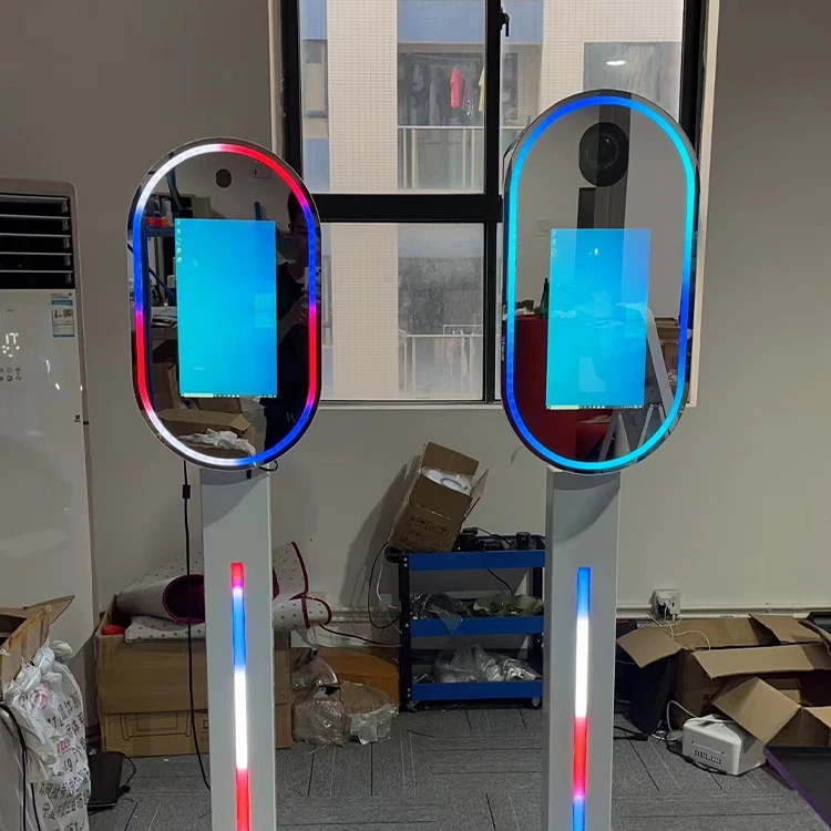 13.3inch Ipad Full Body Picture Frame Complete Set Selfie Mini 360 Air Magic Mirror Photo Booth For Events